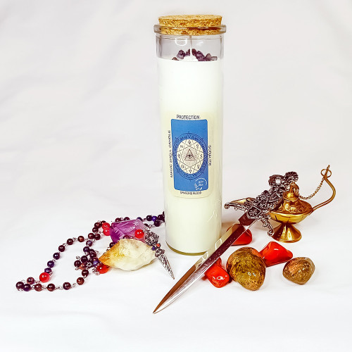 Lumânare de ritual pentru protecție