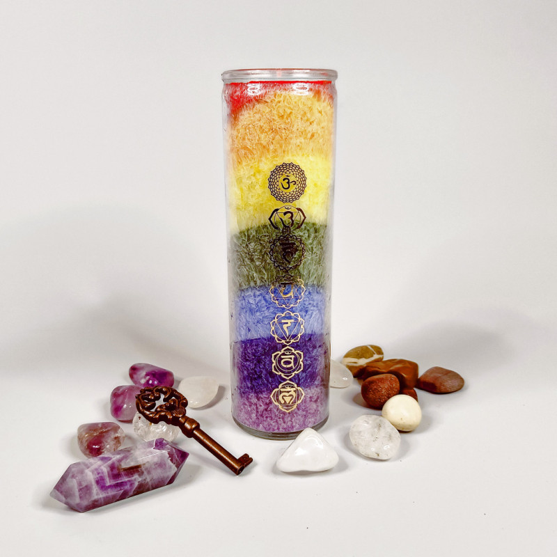 Lumânare 100 ore - 7 chakra