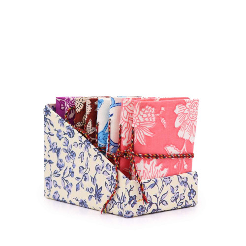 Agendă mică copertă din Bumbac - Floral