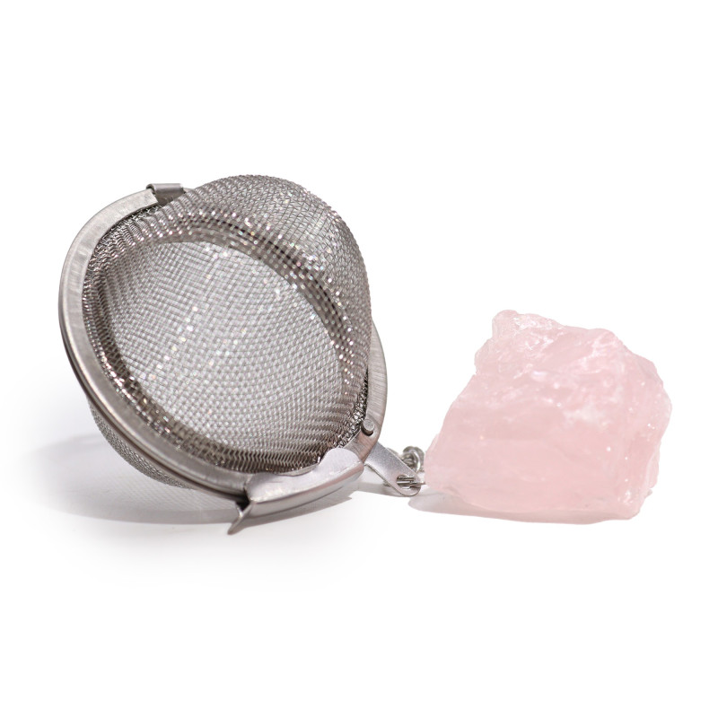 Infuzor de Ceai cu Cristal - Cuarț Roz
