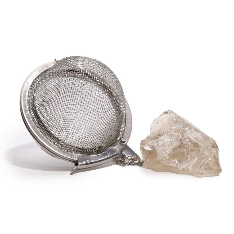 Infuzor de Ceai cu Cristal - Cuarț Fumuriu