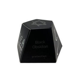 Infuzor de Ceai cu Cristal - Obsidian Negru