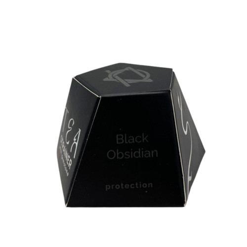 Infuzor de Ceai cu Cristal - Obsidian Negru