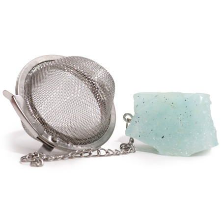 Infuzor de Ceai cu Cristal - Acvamarin