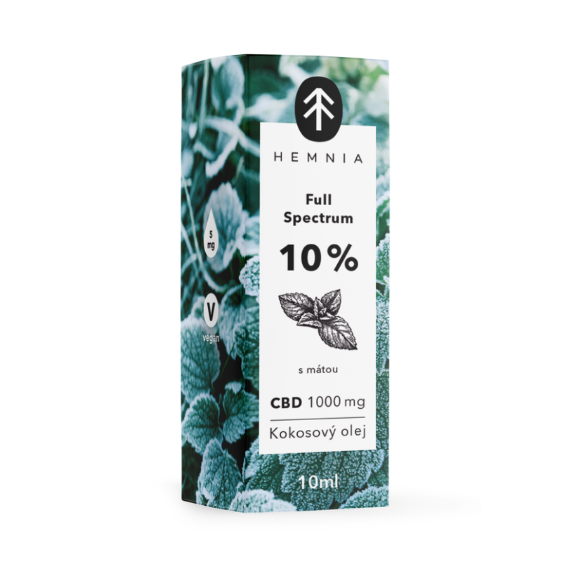 Hemnia Ulei CBD - 10% Mentă